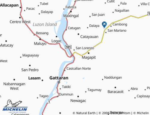 MICHELIN Aguiguican map - ViaMichelin
