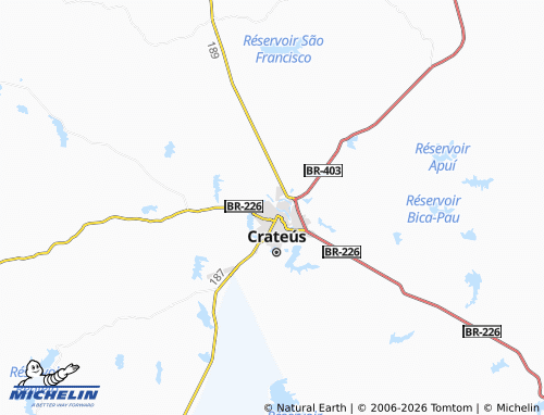 MICHELIN São José map - ViaMichelin