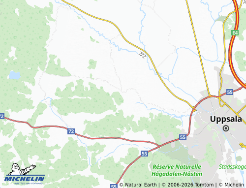 Carte MICHELIN Tiby-Börje - ViaMichelin