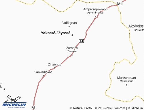 Carte MICHELIN Zamaka - ViaMichelin