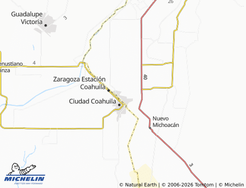 MICHELIN Centro map - ViaMichelin