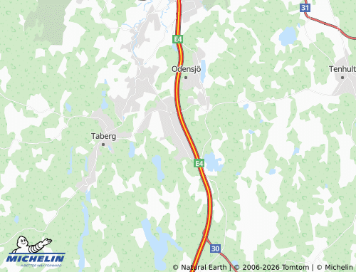 MICHELIN-Landkarte Backaskog - ViaMichelin
