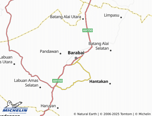 MICHELIN Barabai map - ViaMichelin