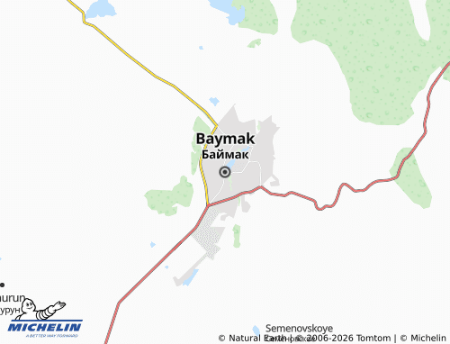 MICHELIN-Landkarte Baymak - ViaMichelin