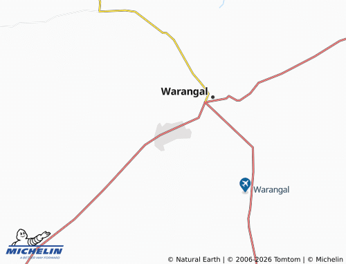 Mappa MICHELIN Kazipet - ViaMichelin