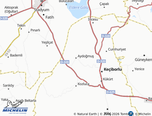 MICHELIN Aydoğmuş map - ViaMichelin