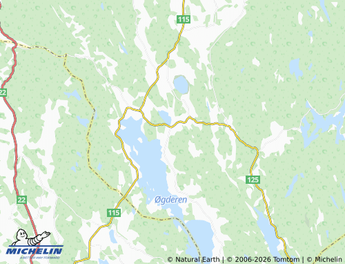 MICHELIN Hemnes map - ViaMichelin