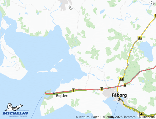 Mapa MICHELIN Faldsled - ViaMichelin