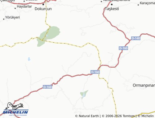 Mappa MICHELIN Akçaalan - ViaMichelin