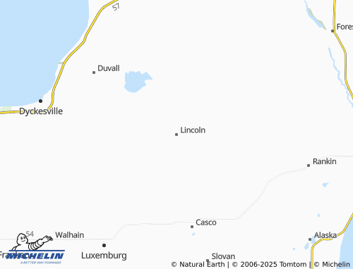 MICHELIN Lincoln map - ViaMichelin