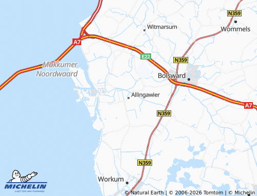 Carte MICHELIN Allingawier - ViaMichelin