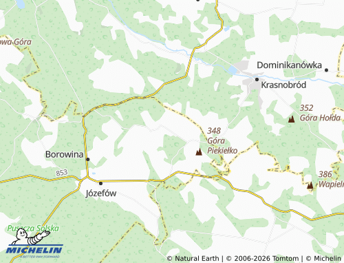 Mapa MICHELIN Stanisławów - ViaMichelin