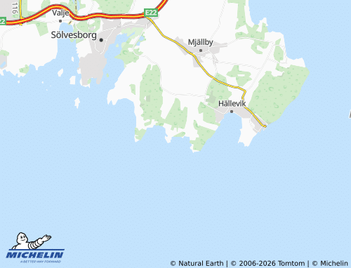 Mapa MICHELIN Östra Torsö - ViaMichelin