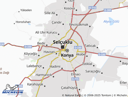 MICHELIN Ferhuniye map - ViaMichelin