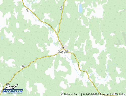 Kaart MICHELIN Isojoki - ViaMichelin