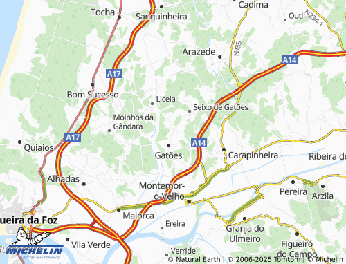Mappa MICHELIN Cabeça Grande - ViaMichelin