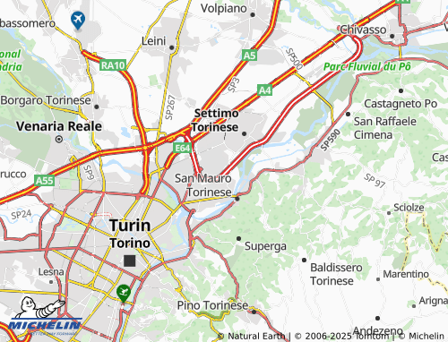 MICHELIN Borgata Paradiso map - ViaMichelin