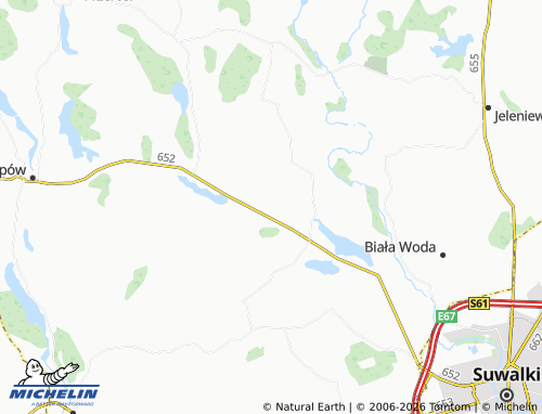 Mappa MICHELIN Piecki - ViaMichelin