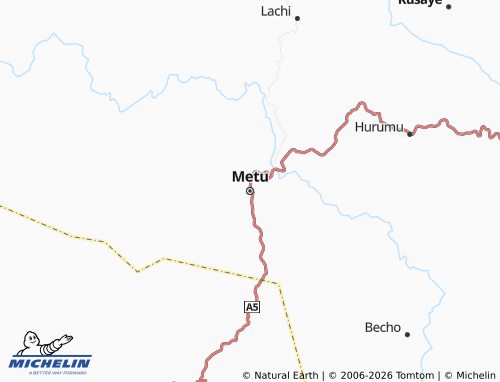 Mappa MICHELIN Metu - ViaMichelin