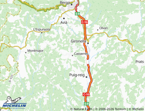 Mapa MICHELIN Casserres - ViaMichelin