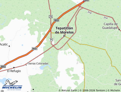 Carte MICHELIN San Jorge - ViaMichelin