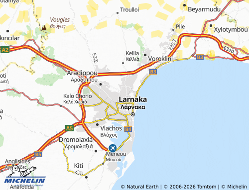 MICHELIN-Landkarte Agioi Anargyroi 1 - ViaMichelin