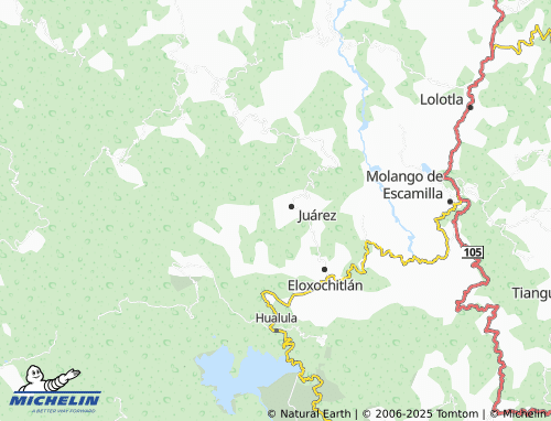 MICHELIN De La Cruz map - ViaMichelin