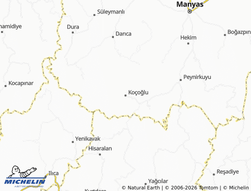 MICHELIN Koçoğlu map - ViaMichelin