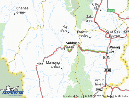 MICHELIN Sukhirin map - ViaMichelin