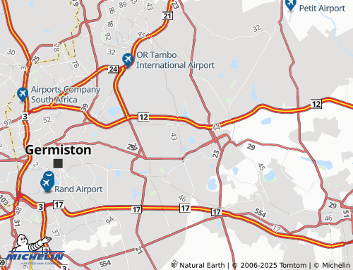 MICHELIN Westwood Agricultural Holdings map - ViaMichelin