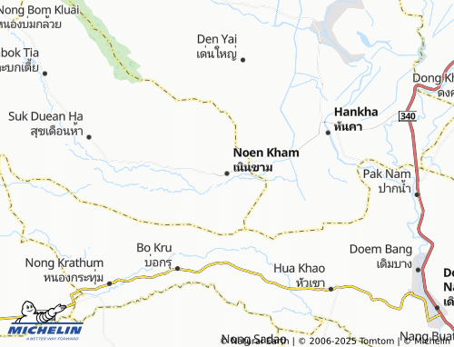 Kaart MICHELIN Noen Kham - ViaMichelin