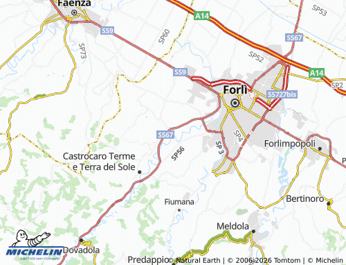 MICHELIN Rovere map - ViaMichelin
