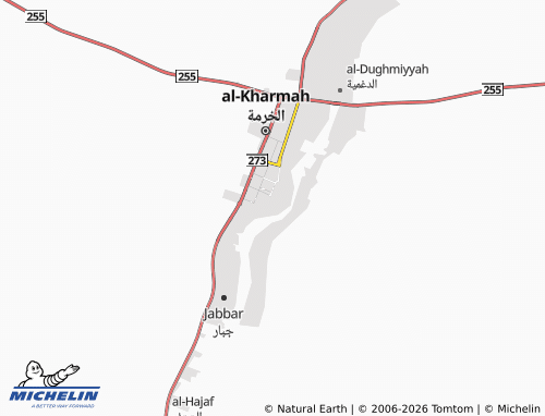 Carte MICHELIN al-Hijrah - ViaMichelin