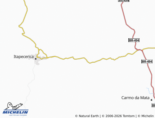 MICHELIN Lamounier map - ViaMichelin