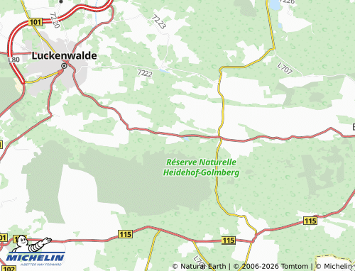 MICHELIN Holbeck map - ViaMichelin
