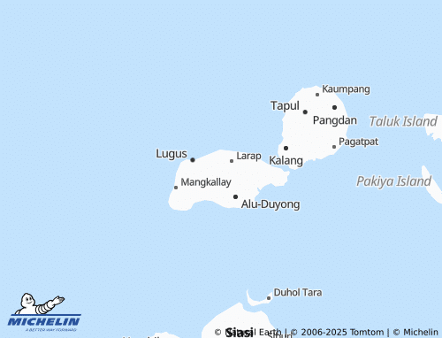 MICHELIN Huwit-huwit Bas Nonok map - ViaMichelin