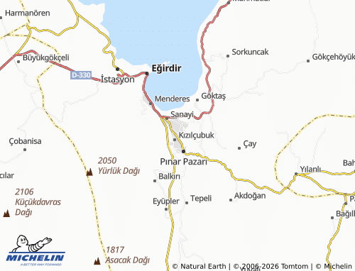 Mapa MICHELIN Bağlar - ViaMichelin
