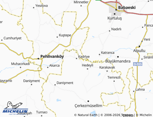 MICHELIN Kadriye map - ViaMichelin