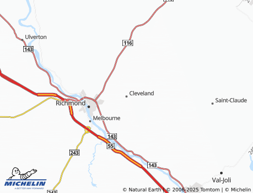 MICHELIN Cleveland map - ViaMichelin