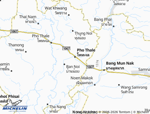 Mapa MICHELIN Pho Thale - ViaMichelin