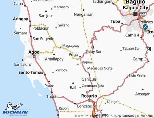 MICHELIN Lloren map - ViaMichelin