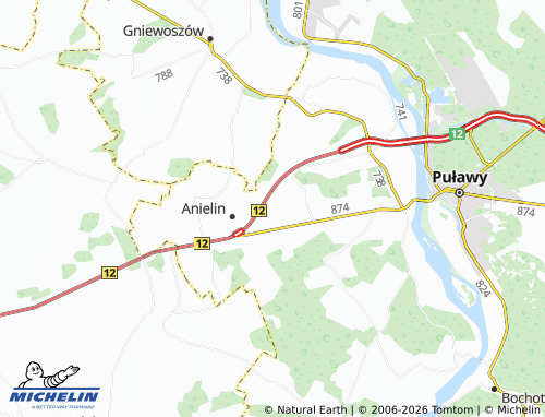 MICHELIN-Landkarte Janów - ViaMichelin
