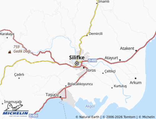 MICHELIN Gazi map - ViaMichelin