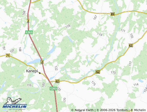 MICHELIN Kaagna map - ViaMichelin