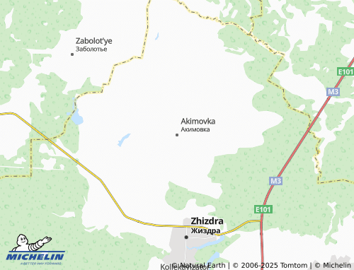 MICHELIN Akimovka map - ViaMichelin