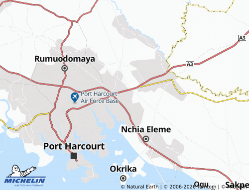 Mappa MICHELIN Rumuokwurisi - ViaMichelin