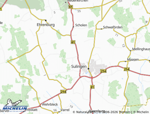 MICHELIN Stadt map - ViaMichelin