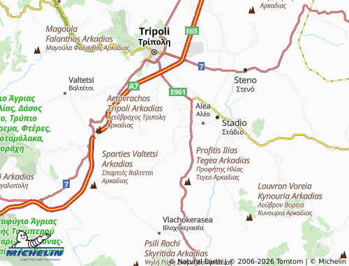 MICHELIN Vouno map - ViaMichelin