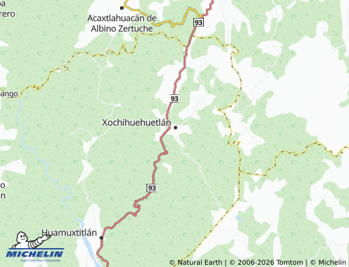 MICHELIN Ortiz map - ViaMichelin