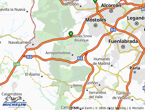 Carte MICHELIN Arroyomolinos - ViaMichelin